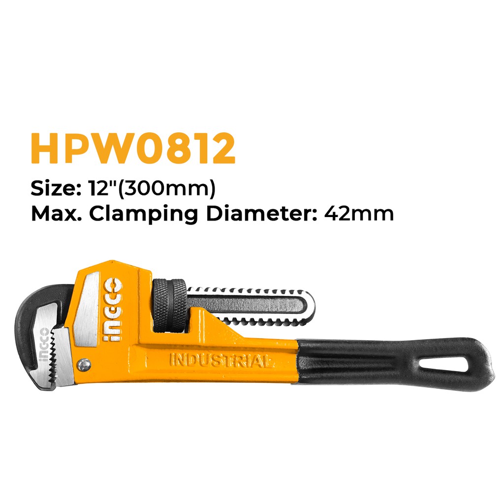 Buy Ingco Hpw0812 Pipe Wrench Online On Qetaat.Com